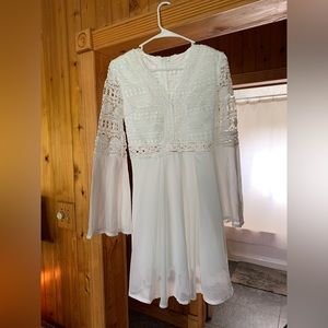 Woman’s White Dress